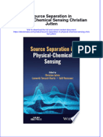 Source Separation in Physical Chemical Sensing Christian Jutten Full Chapter PDF