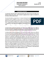 HO 25 - Civil Law - Compromise Agreement and Quasi-Contracts PDF