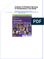 (Download PDF) Wongs Essentials of Pediatric Nursing 9th Edition Hockenberry Test Bank Full Chapter