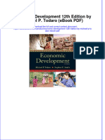 Full Download PDF of Economic Development 12th Edition by Michael P. Todaro (Ebook PDF) All Chapter