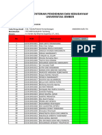 Daftar Mahasiswa Peserta MK Geoteknik Tambang