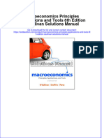 (Download PDF) Macroeconomics Principles Applications and Tools 8th Edition OSullivan Solutions Manual Full Chapter