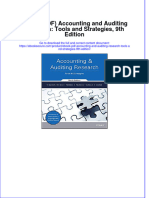 Full Download PDF of (Ebook PDF) Accounting and Auditing Research: Tools and Strategies, 9th Edition All Chapter