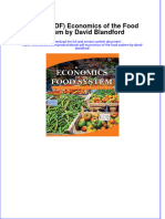 Full Download PDF of (Ebook PDF) Economics of The Food System by David Blandford All Chapter