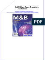 Instant Download PDF M and B 3 3rd Edition Dean Croushore Test Bank Full Chapter