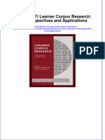 (Ebook PDF) (Ebook PDF) Learner Corpus Research: New Perspectives and Applications All Chapter