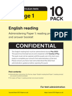 ks1 English 2023 English Reading Paper 1 Administration Guide