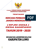 Rpjmdes Desa Sampano Tahun 2019 S D 2025 Ikt39p Perdes RPJM Desa Sampano 2019 2025 PDF