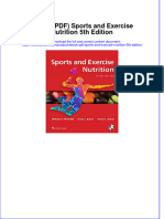 Full Download PDF of (Ebook PDF) Sports and Exercise Nutrition 5th Edition All Chapter