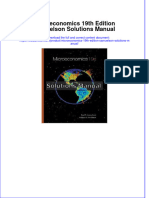 (Download PDF) Microeconomics 19th Edition Samuelson Solutions Manual Full Chapter