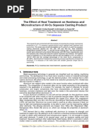 The Effect of Heat Treatment On Hardness and Microstructure of Al-Cu Squeeze Casting Product