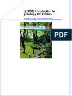 Full Download PDF of (Ebook PDF) Introduction To Psychology 9th Edition All Chapter