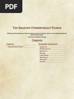 Warlock - Ten Shadows - The Homebrewery