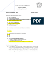 Examen de Probabilidad y Estadística