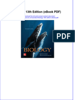 Full Download PDF of Biology 13th Edition (Ebook PDF) All Chapter