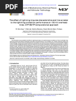 The Effect of Lightning Impulse Characteristics and Line Arrester To The Lightning Protection Performance On 150 KV Overhead Lines ATP EMTP Computational Approach