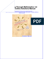 Instant Download PDF Navigating Through Mathematics 1st Edition Collins Solutions Manual Full Chapter