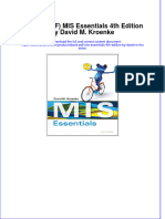 Full Download PDF of (Ebook PDF) MIS Essentials 4th Edition by David M. Kroenke All Chapter