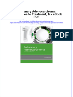 (Ebook PDF) Pulmonary Adenocarcinoma: Approaches To Treatment, 1e - Ebook PDF All Chapter