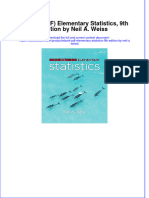 (Ebook PDF) (Ebook PDF) Elementary Statistics, 9th Edition by Neil A. Weiss All Chapter