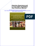 Instant Download PDF Comprehensive Assurance and Systems Tool CAST 3rd Edition Ingraham Solutions Manual Full Chapter