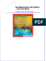 Instant Download PDF Basic College Mathematics 9th Edition Lial Test Bank Full Chapter