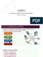 UNIT I - OS Basics