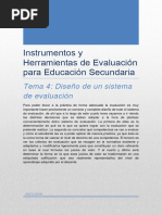 Instrumentos y Herramientas de Evaluación para ES (Tema 4)