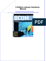 Instant Download PDF BCOM 6 6th Edition Lehman Solutions Manual Full Chapter