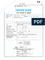 3.3 Main Generator Engine (Yanmar) (Test Record)