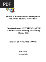 PBD Construction of NSWRRDC UpPEZ Administrative Building at Marilog Davao City