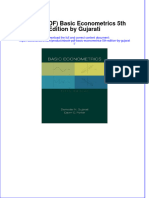 Full Download PDF of (Ebook PDF) Basic Econometrics 5th Edition by Gujarati All Chapter