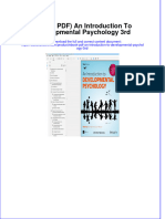 Full Download PDF of (Ebook PDF) An Introduction To Developmental Psychology 3rd All Chapter