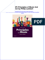 (Ebook PDF) (Ebook PDF) Principles of Music 2nd Edition by Philip Lambert All Chapter