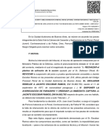 56256-2019-1 Escobar Ramos 149 Bis CP - Revoca Revocacion SPP y Rebeldia - Declara Extinguida La Accion y Sobresee