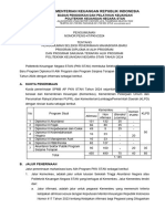 Pengumuman Seleksi Penerimaan Mahasiswa Baru Program Diploma III Alih Program Dan Program Sarjana Terapan Alih Program Tahun 2024