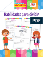 Habilidades para Dividir 2° Ciclo Ediba