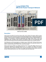 Loop-G7800 PTN: MPLS/CE Packet Transport Network