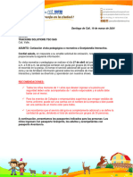 Cotizacion Fin de Semana Colegios y Empresas 2024