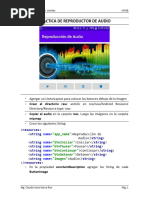 Practica de Reproductor de Audio en Android