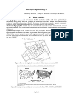 7-Descriptive Epid. Place Time Variables