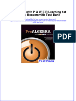 Instant Download PDF Prealgebra With P O W E R Learning 1st Edition Messersmith Test Bank Full Chapter