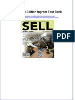 (Download PDF) SELL 1st Edition Ingram Test Bank Full Chapter