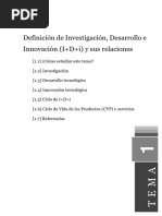 Definición de Investigación, Desarrollo e Innovación