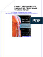 Instant Download PDF Human Anatomy Laboratory Manual With Cat Dissections 8th Edition Marieb Solutions Manual Full Chapter