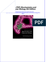 Full Download PDF of (Ebook PDF) Biochemistry and Molecular Biology 6th Edition All Chapter