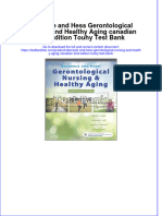 (Download PDF) Ebersole and Hess Gerontological Nursing and Healthy Aging Canadian 2nd Edition Touhy Test Bank Full Chapter