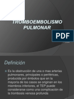 Tromboembolismo Pulmonar Expo!