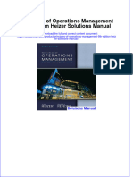 Instant Download PDF Principles of Operations Management 9th Edition Heizer Solutions Manual Full Chapter