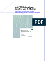 (Ebook PDF) (Ebook PDF) Principles of Administrative Law 3rd Edition All Chapter